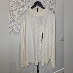 NWT Murano Soft Luxery Cream Knit Pullover